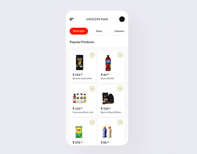 Grocery Shop mobile app