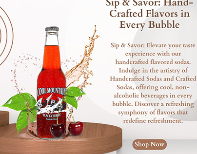Crafted Sodas in USA at Cool Mountain