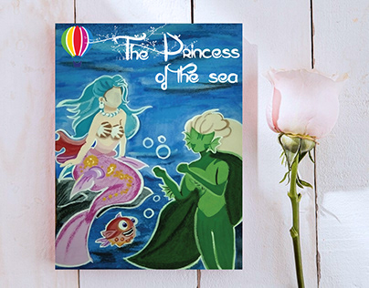 THE PRINCESS OF THE SEA (kids storybook illustration )