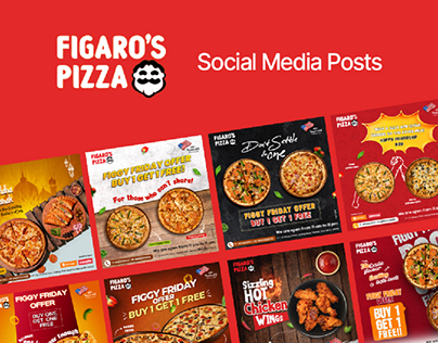 Social Media Posts for Figaro's Pizza