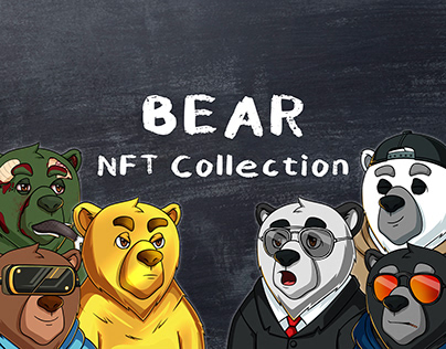 Bear NFT Collection | NFT Art Collection | Cartoon NFT