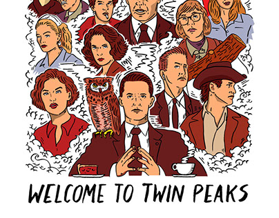 Twin Peaks on Behance
