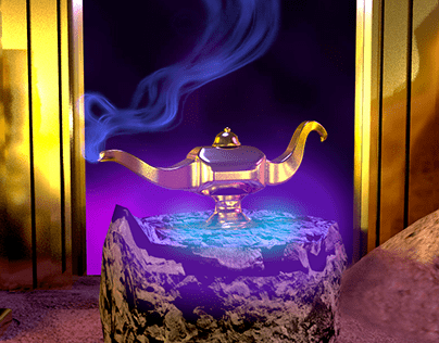 The Cave of Wonders ALADDIN Low Poly 3D