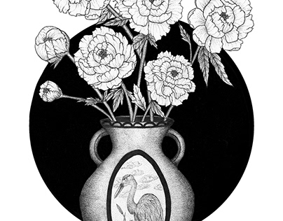 Peonies in Vase