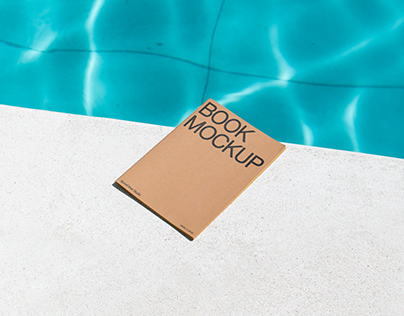 POOLSIDE BOOK COVER MOCKUP