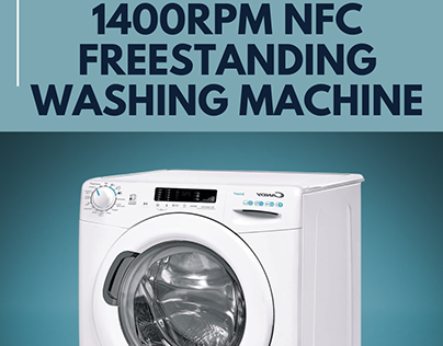 Candy 9kg 1400rpm NFC Freestanding Washing Machine