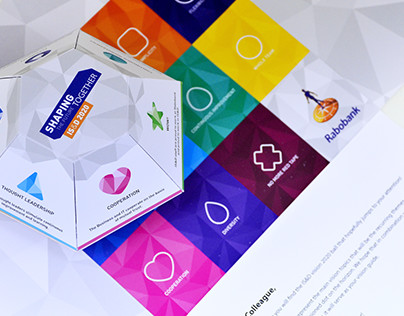 Rabobank - pop-up mailer, brochure & enveloppe