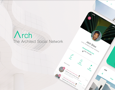 Arch - Social Media App UX / UI Design