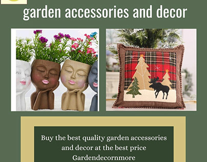 garden accessories and decor