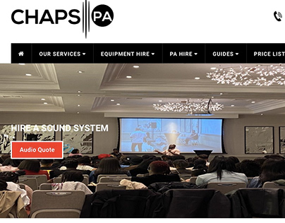 CHAPS PA offers sound equipment rental.