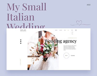 Project thumbnail - My Small Italian Wedding | Website Development