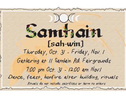 Samhain Poster