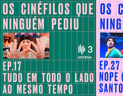 Project thumbnail - Podcast Antena 3 — Os Cinéfilos Que Ninguém Pediu