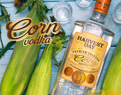 Harvest Day Crafted Corn Vodka Design 2021