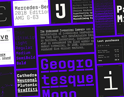 Geogrotesque Mono — New font