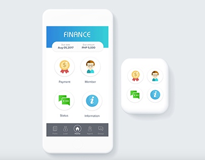 Finance - Mobile app design