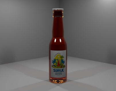 3D Sunmilk Bottle