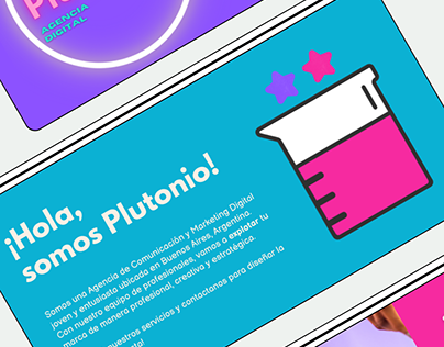 Plutonio Agencia Digital - Prototipo Web