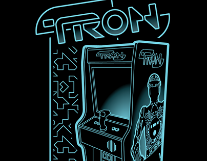 Tron Arcade Game Poster