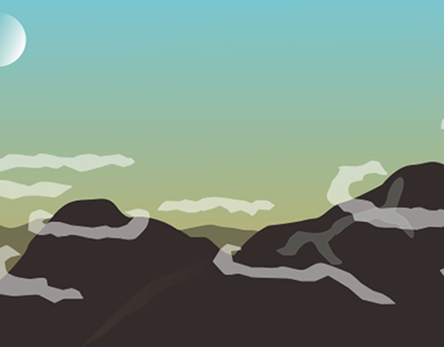 Landscape Mountain Illustration