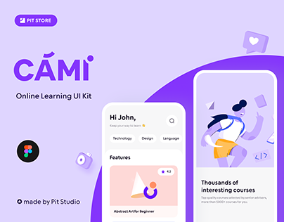 Cami - Online Learning App UI Kit