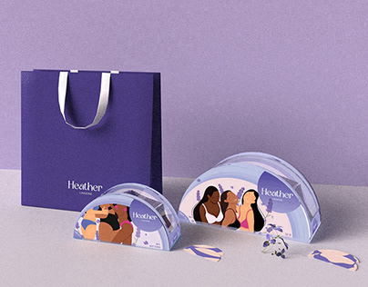 Heather Lingerie - Packaging Design