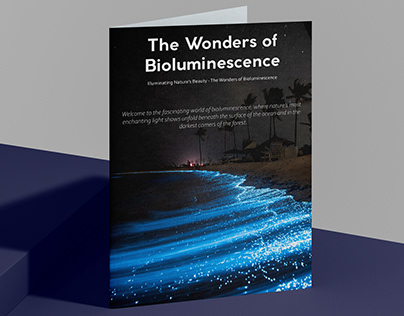 Bioluminescence Brochure Design
