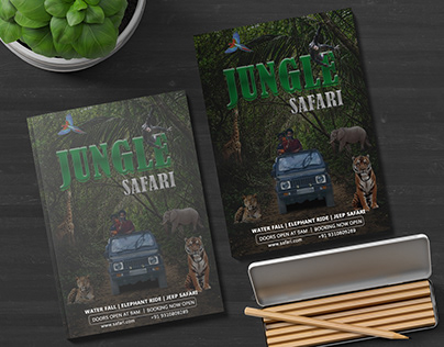 Jungle safari flyer