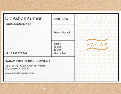 Branding Exploration for Sanar Int. Hospitals