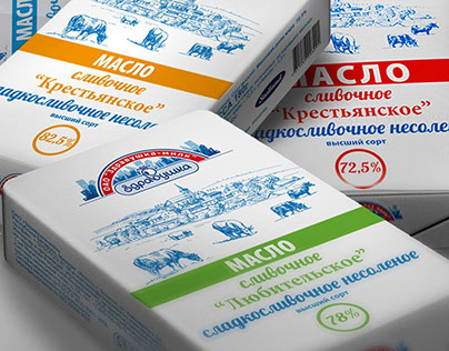 Development of packaging design of butter "Zdravushka"