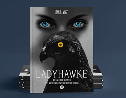 Book cover redesign - Ladyhawke