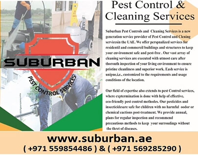 Pest Control & Cleaning Services In Dubai