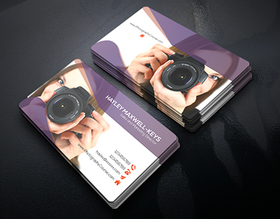Photographic Business Card Design