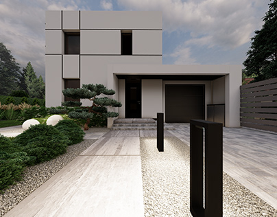Visualization for a private home. Poland.