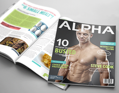 ALPHA - A Hybrid Fitness Magazine For Men