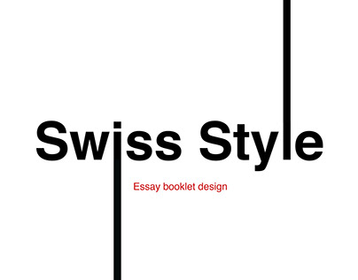 Swiss Style Booklet