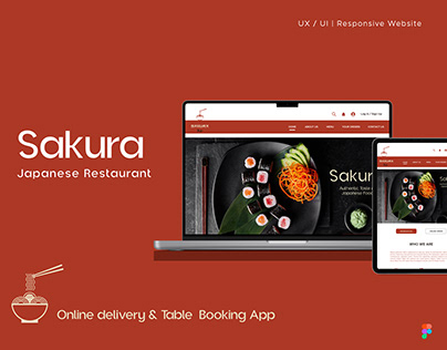 SAKURA - Japanese restaurant | UX study