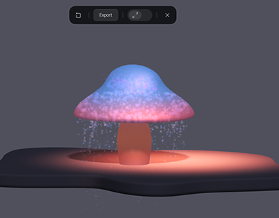 3D Animation ( Raining Mushroom )