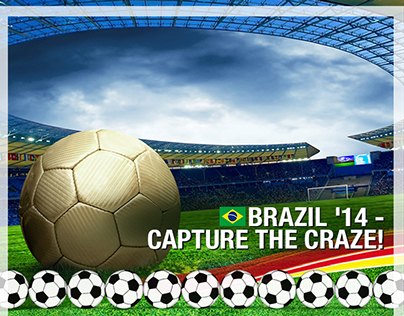 Infographic on Brazil '14 Football Worldcup