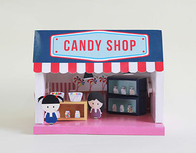 Candy Shop - Paper Craft