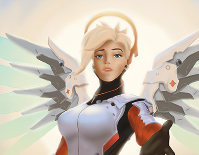 Illustration Mercy - Overwatch