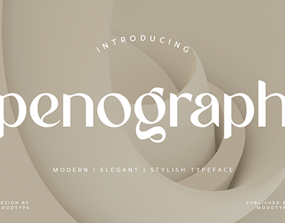 Penograph Elegant Typeface