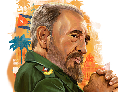 Fidel Castro infographic