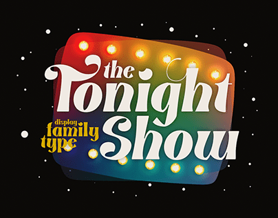 Tonight Show - Retro Font Family