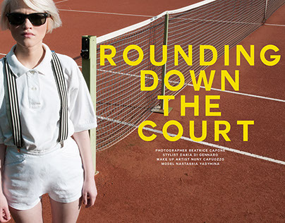 Rounding down the court // Fashion editorial