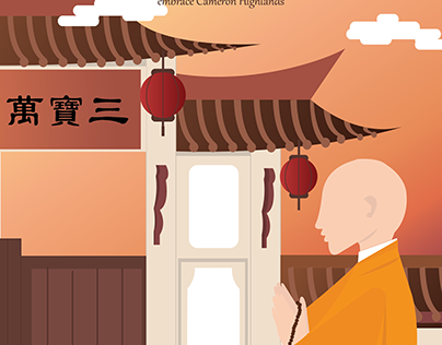 Sam Poh Buddhist Temple Poster