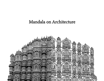 Mandala on Indian Architecture - Illustration Series