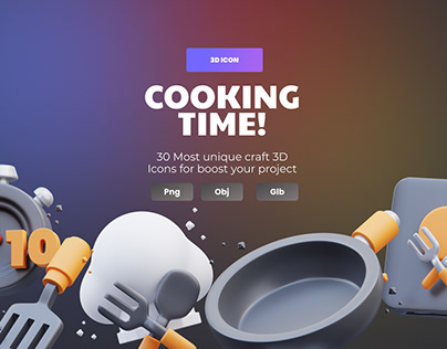 Cooking Time 3D Icon