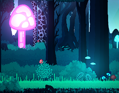 Fantasy Forest Pixel-Art