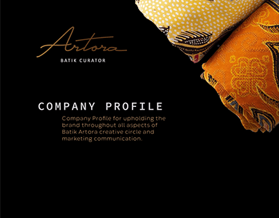 Desain Company Profile Batik Artora